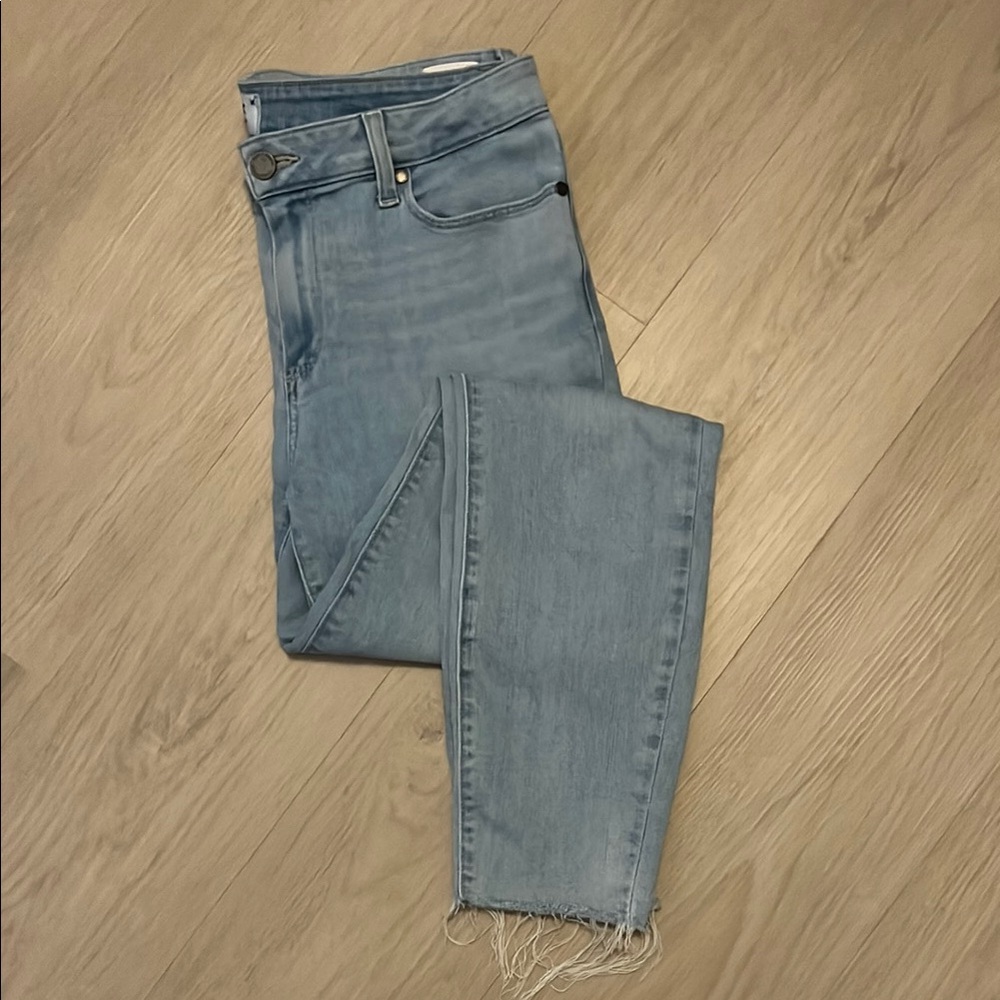 PAIGE Blue Skinny Jeans with Soft Stretch